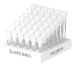 WHITE RHINO HYBRID DOWNSTEM 7 SIZES - DISPLAY OF 42