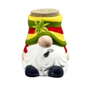 GNOME CERAMIC STASH JAR