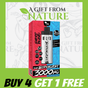 AGFN THE STONGEST 3 IN 1 THC-P SUPER BLEND 3G DISPOSABLE - DISPLAY OF 5
