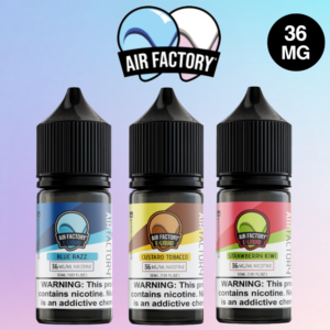 AIR FACTORY SALT E-LIQUID 36MG - 30ML (NEW PACKAGING)