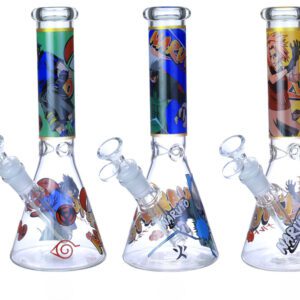PREMIUM NARUTO BEAKER GLASS WATERPIPE 10"