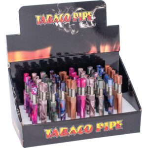 MIX SELF EJECTING SPRING METAL BATS - DISPLAY OF 50