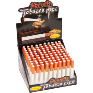 CERAMIC CIGARETTE LARGE 78MM - DISPLAY OF 100