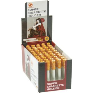 CIGARETTE TOBACCO PIPE SELF EJECTING 78MM - DISPLAY OF 50