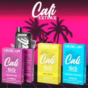 CALI EXTRAX LEVEL UP 5G THCA + THCB + THCP DISPOSABLE - 6CT DISPLAY