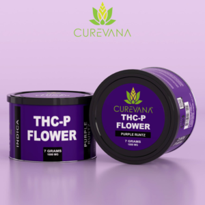 CUREVANA THC-P FLOWER JAR 1000MG - 7 GRAM
