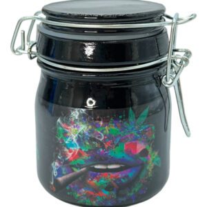 PRINTED DESIGN MEDIUM STASH JAR - PACK OF 3