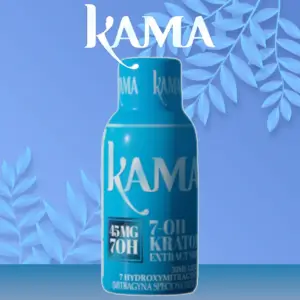 KAMA 7-OH KRATOM EXTRACT 45MG SHOT 30ML - DISPLAY OF 12