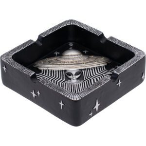 FUJIMA SILVER UFO ASHTRAY