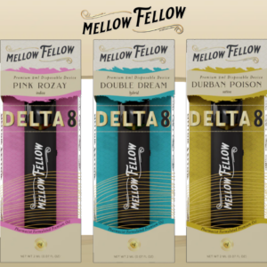 MELLOW FELLOW - DELTA 8 DISPOSABLE 2ML - 6CT DISPLAY