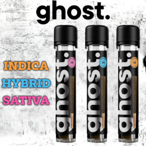 GHOST THC-A HASHOLE 2G PRE ROLLS - DISPLAY OF 20
