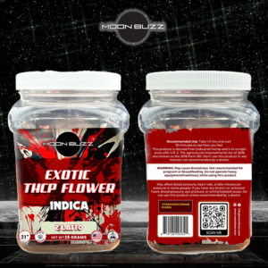 MOON BUZZ EXOTIC THC-P FLOWER 1G - JAR OF 28