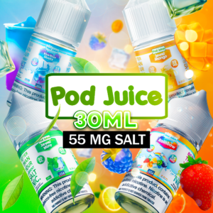 POD JUICE 55MG TF NICOTINE SALT E-LIQUID - 30ML