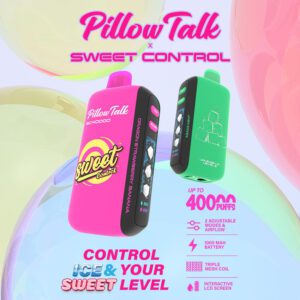 PILLOW TALK (SWEET CONTROL) SC40000 20ML 40,000 PUFFS DISPOSABLE VAPE - DISPLAY OF 5