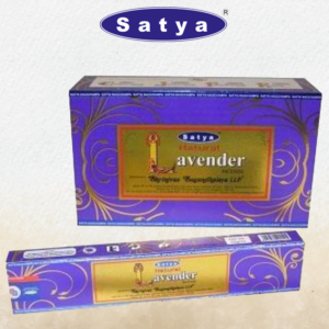 SATYA - LAVENDER INCENSE STICKS - 12CT