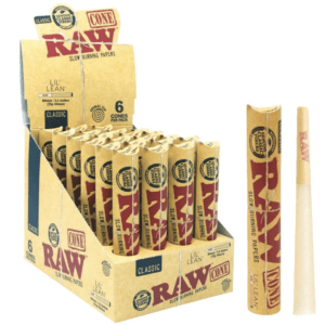 RAW LIL LEAN 6-PACK CONES - DISPLAY OF 24