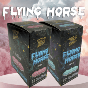 FLYING HORSE THC-P BLEND 3G DISPOSABLE - DISPLAY OF 5