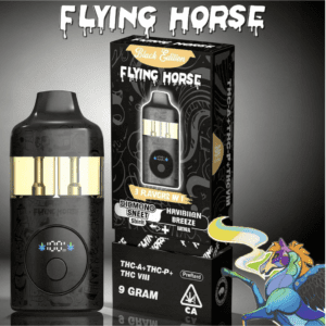 FLYING HORSE 3 FLAVORS IN 1 BLACK EDITION BLEND 9G DISPOSABLE - DISPLAY OF 5