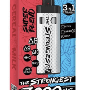 AGFN THE STONGEST 3 IN 1 THC-P SUPER BLEND 3G DISPOSABLE - DISPLAY OF 5