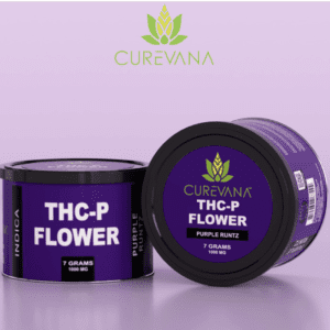 CUREVANA THC-P FLOWER JAR 1000MG - 7 GRAM