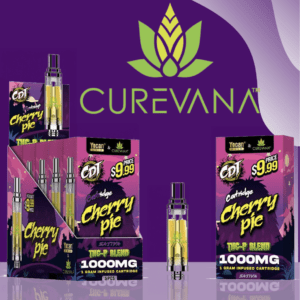 YOCAN GOLD X CUREVANA 1G THC-P BLEND CARTRIDGE - DISPLAY OF 5