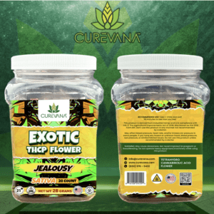 CUREVANA EXOTIC THC-P FLOWER 1G - DISPLAY OF 28