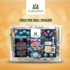 CUREVANA PREMIUM 2G THC-A PRE ROLLS - DISPLAY OF 50