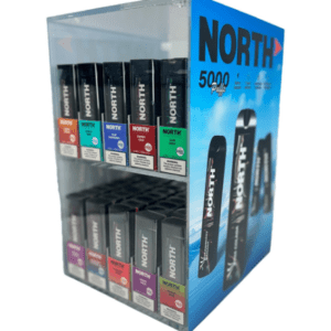 NORTH NIC 5% 10ML DISPOSABLE 5000 PUFFS #1 - DISPLAY OF 100