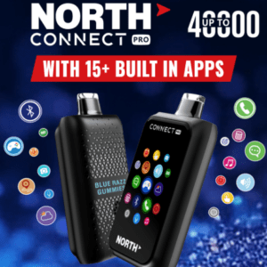 NORTH CONNECT 5% NIC 40,000 PUFFS DISPOSABLE VAPE - DISPLAY OF 5