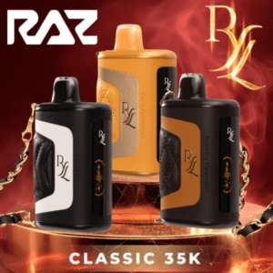 RAZ RYL 35,000 PUFFS DISPOSABLE VAPE - DISPLAY OF 5
