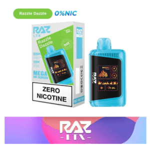 RAZ LTX (ZERO NICOTINE) 25,000 PUFFS DISPOSABLE VAPE - DISPLAY OF 5