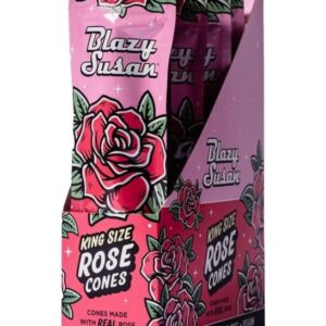 BLAZY SUSAN ROSE KING SIZE CONES 2-PACK - DISPLAY OF 10