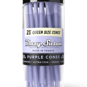 BLAZY SUSAN QUEEN SIZE PURPLE CONES 120/40MM - 25CT