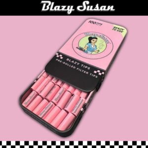BLAZY SUSAN PRE-ROLLED FILTER TIPS/TIN - 12PK