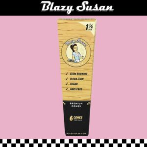 BLAZY SUSAN 1 1/4 UNBLEACHED CONES - 21CT