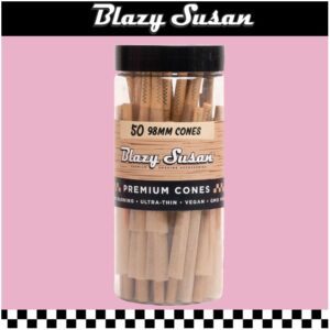 BLAZY SUSAN UNBLEACHED CONES 98MM - 50CT