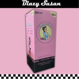 BLAZY SUSAN KING SIZE PINK ROLLING PAPERS - 50CT