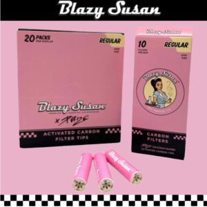 BLAZY SUSAN x PURIZE REGULAR FILTER TIPS - 10CT/20PK