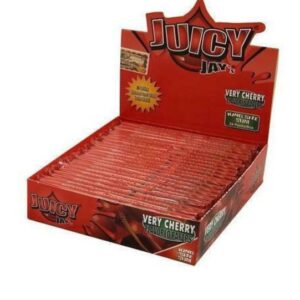 JUICY JAY KING SIZE SLIM ROLLING PAPERS - VERY CHERRY - 32CT