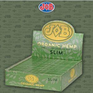 JOB ORGANIC HEMP SLIM ROLLING PAPER - 24CT DISPLAY