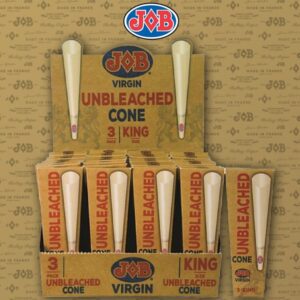 JOB KING UNBLEACHED CONE 3-PACK - 32CT DISPLAY