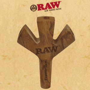 RAW TRIDENT WOODEN CIGARETTE HOLDER