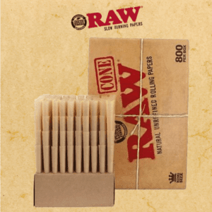 RAW CLASSIC BULK KING SIZE CONES 800CT BOX