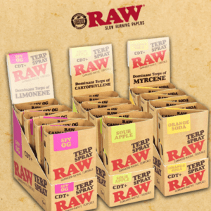 RAW TERPENE 5ML SPRAY - 8CT DISPLAY