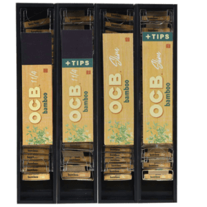 MODULAR OCB BAMBOO 4 SLOTS PAPERS - DISPLAY OF 72