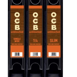 MODULAR OCB UNBLEACHED 3 SLOTS PAPERS - DISPLAY OF 72