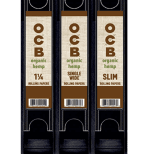 MODULAR OCB ORGANIC HEMP 3 SLOTS PAPERS - DISPLAY OF 72
