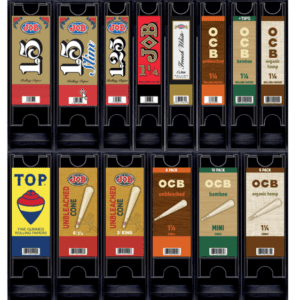 MODULAR CIGARETTE 14 SLOTS PAPER / CONE - DISPLAY OF 254