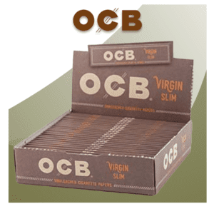 OCB VIRGIN SLIM ROLLING PAPER - 24CT DISPLAY