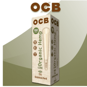 OCB PRE-ROLLED ORGANIC TOWER CONES 1 1/4 - 100CT